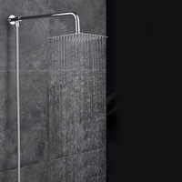 Pommeau de Douche Carré Effet Pluie 8, 10, 12 Pouces Ultra-Mince avec Bras de Douche pour Commandes OEM et Vente en Gros – Approvisionnement Direct Usine