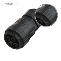 Conector Eléctrico Impermeable IP68 de 4 Pines Hembra EP040-2224-00 para Iluminación LED de Calles