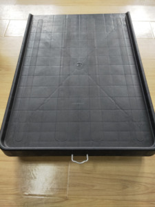 Chất lượng cao chống tĩnh điện ESD Xe đẩy giỏ hàng 660x445 mét thép nhựa gỗ cao su công nghiệp lưu trữ và Giao thông vận tải nền tảng - Product Image 4