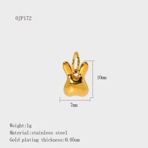 จี้สแตนเลส ผู้จัดจำหน่ายเครื่องประดับที่เชื่อถือได้ ดีไซน์คล้ายแพลตตินัม สีโรสโกลด์ - Product Image 2