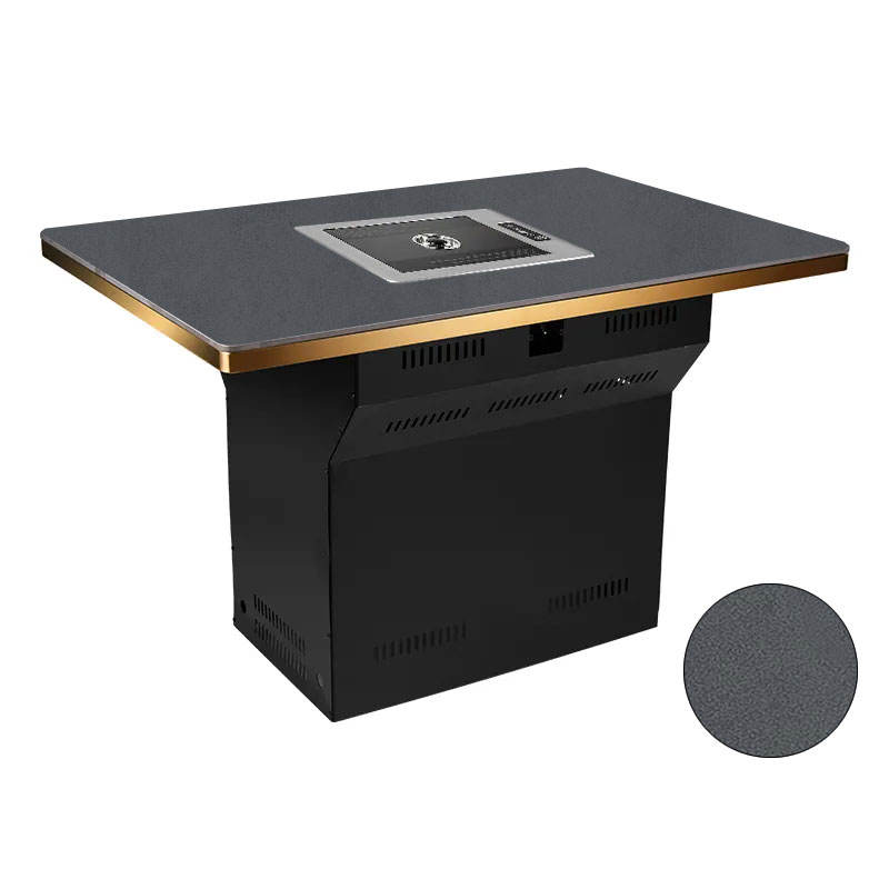 Custom Size Korean Indoor Restaurant Barbecue Built-In Bbq Tables ...