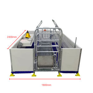 Vendita calda H-tipo cassa da parto nuova e usata in acciaio gabbia animale per l'allevamento di suini per le industrie al dettaglio - Product Image 1