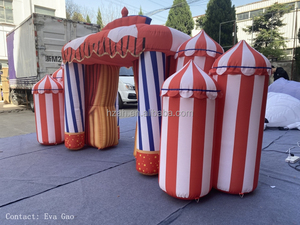 Custom Arch Inflable <span class=keywords><strong>Circo</strong></span> <span class=keywords><strong>Fondo</strong></span> Globo Elementos Cortinas para la decoración del escenario - Product Image 6
