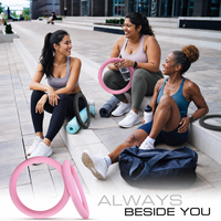 Set de Accesorios para Yoga y Pilates OEM ODM con Barra de Silicona, Anillo de Resistencia y Bandas de Resistencia para Cadera