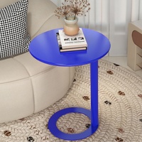 Petit canapé à thé en métal Tables basses de salon Meubles pour bureau de balcon intérieur et extérieur