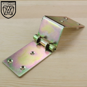 Charnières d'angle en fer zingué pour boîte à outils, support de quincaillerie pour caisse en bois - Product Image 3