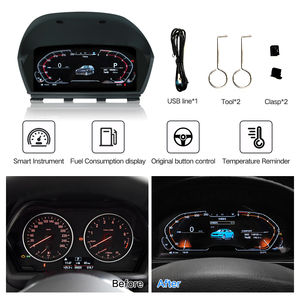 Cruscotto Digitale 10.25'' per <span class=keywords><strong>BMW</strong></span> Serie 1 F20, Serie 2, <span class=keywords><strong>X1</strong></span>, X2 - Strumentazione Digitale, Tachimetro <span class=keywords><strong>Auto</strong></span> - Product Image 3
