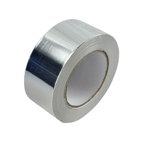 Ruban adhésif en aluminium pour conduits de climatisation, 2 pouces x 50 yards, auto-adhésif, imperméable, ignifuge, résistant à la chaleur, isolation des tuyaux