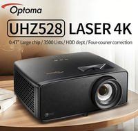 Projecteur Optoma UHZ528, projecteur de cinéma maison, vidéo 3D pour le théâtre, ZH450ST - DLP UHD cinéma maison Android 9 2 Go de RAM 3500 lumens