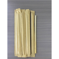 Pailles en roseau naturelles 100% biodégradables et réutilisables pour boisson, personnalisables, certifiées CE/EU, 14-20cm