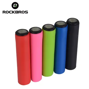 ROCKBROS Sepeda Genggaman Ultra Ringan Ringan Silikon Material Stang Girps MTB Anti-Slip Stang Sepeda