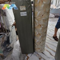 Revêtement mural en marbre courbé blanc gris or MOI 120 cm x 300 cm, décoration élégante pour la pièce
