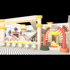 Aire de jeux intérieure Naughty Castle pour tout-petits et bébés avec piano, toboggan et piscine à balles - Product Image 2