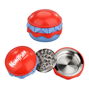 HONEYPUFF Latest Model Cartoon Shape 3-Layer Plastic 56mm <b>Herb</b> <b>Grinder</b> Hamburger Design Simple Style Dry <b>Herb</b> - Product Image 6