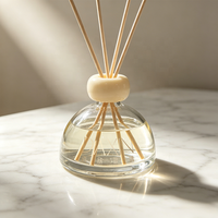 Bouteilles en verre vides pour diffuseurs à bâtonnets, 150 ml et 250 ml, prix de gros, couleur personnalisable, conteneur de parfum avec bâtonnets en fibre