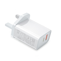 Harga Pabrik Adaptor Charger Dinding 30W Colokan UK/US/JP/EU 2 Port PD 30W Pengisian Cepat untuk Ponsel