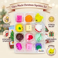 Nouveau calendrier de l'avent de Noël en PVC, adapté aux enfants de 5 à 7 ans, boîte mystère de compte à rebours de Noël.