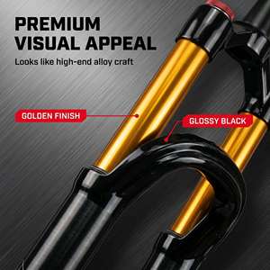 <span class=keywords><strong>Forcella</strong></span> Anteriore MOZO BMX MTB 42mm/32mm 120mm con Sospensione ad Aria, Corona in Alluminio, Lega di Magnesio, Freno a Disco in Acciaio Inossidabile, Dritta 20.26 - Product Image 4