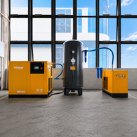 Compresseur d'air à vis à aimant permanent VSD de 15 kW à économie d'énergie, certifié CE avec tension personnalisable, livraison directe d'usine