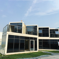 Contenedor Tienda de Alta Calidad, de 2 Pisos, Prefabricada de Lujo, Viviendas Listas, Casa Pequeña, Casas Contenedor Prefabricadas para Vivir