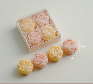 Wholesale Handmade Soy Wax Flower-Shaped Art <b>Candles</b>-Environment-Friendly Long-Lasting Scented for Christmas Home Decoration - Product Image 4