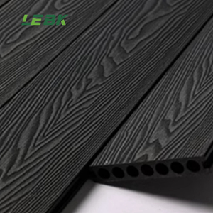 Revêtement de sol exclusif sans formaldéhyde Terrasse en faux bois Gaufrage 3D Terrasse en bois Facile à installer Carreaux de sol pour salle d'exposition - Product Image 5