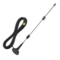Antenne WiFi magnétique SIGNALWELL 2.4G à gain élevé 5dBi, omnidirectionnelle longue portée 915MHz pour extérieur, câble RG174 mâle