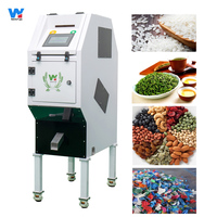 Rauwe En Gebrande Koffieboon Kleur Sorteerder Fruit Rozijn Kleine Sorteermachine Voor Zwarte Peper Kersen Bosbessen