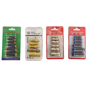 Ensemble de raccords rapides pneumatiques, <span class=keywords><strong>kit</strong></span> de raccords à poussée droite en laiton et en <span class=keywords><strong>plastique</strong></span> pour tuyau d'air - Product Image 3