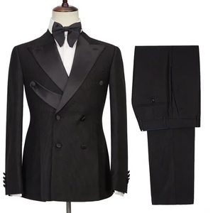 Costume décontracté de haute qualité pour <span class=keywords><strong>homme</strong></span>, <span class=keywords><strong>smoking</strong></span> de marié, <span class=keywords><strong>veste</strong></span> de costume ajustée pour <span class=keywords><strong>homme</strong></span>, deux pièces - Product Image 5