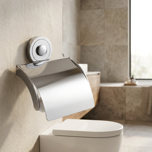 Set di Accessori per Bagno in <span class=keywords><strong>Acciaio</strong></span> Inox per Hotel di Lusso Moderni: Spazzola per WC, Portarotolo e Portasciugamani - Product Image 6