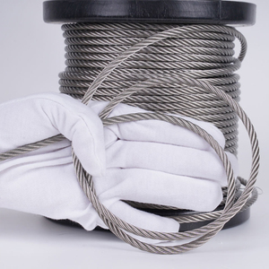 6*19s 8*19s 9*19s FC Iwrc Steel <b>Wire</b> Rope Factory 8-16mm Bright Stainless Steel <b>Wire</b> Ropes - Product Image 4