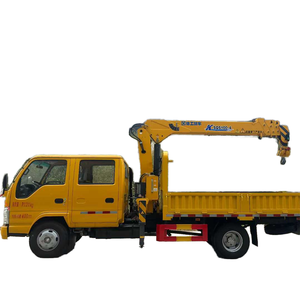 1 סוזו 3.2 טון 4 טון קטן טלסקופי בום מנוף משאית סולר חדש דיזל ידני משאית רכוב עגורן לבנייה גן - Product Image 4