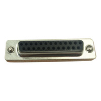 Mini adaptador de Cable de serie, DB9 macho a DB25 hembra, cambiador de género