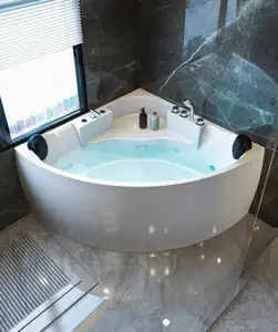 Acrylic Alcove bồn tắm xoáy nước với hydromassage và thác nước vòi