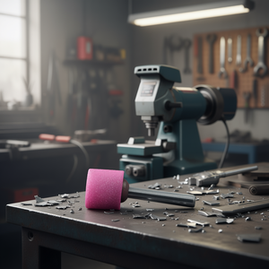 Pink Vitrified <b>Grinding</b> <b>Wheel</b> For Metal Polishing And Deburring - Product Image 3