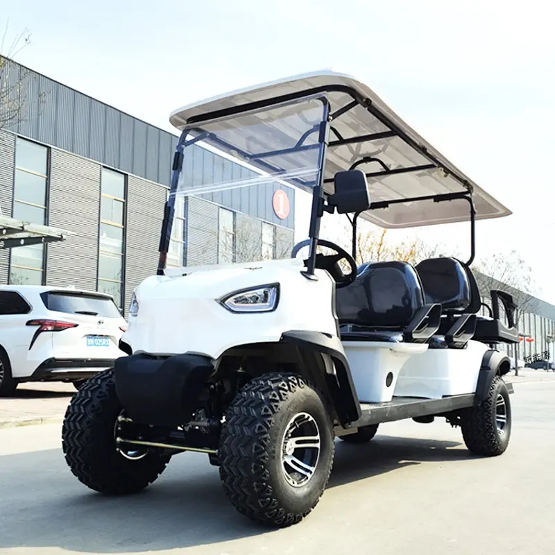 Kandi Hainan elektrikli dört koltuk yolcu Off-Road Golf arabası Ce Eec 2 + 2 Orlando Florida Gps