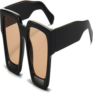 Top Custom Logo Thick Frame <b>Sunglasses</b> Luxury Shades <b>Sunglasses</b> Designer <b>Sunglasses</b> Men - Product Image 1