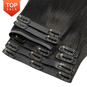 <span class=keywords><strong>Extensiones</strong></span> <span class=keywords><strong>de</strong></span> cabello humano Invisible Clip-In Indian Remy Clip <span class=keywords><strong>de</strong></span> PU sin costuras en el cabello Cómodo inyectar Clip-In - Product Image 2