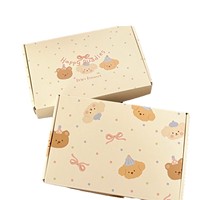 Boîte d'avion, trois boîtes de rangement fixes montées, boîte en carton ondulé