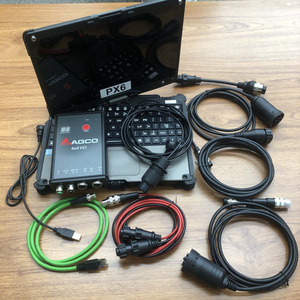 For AGCO 4X4 VCI <b>Diagnostic</b> <b>Tool</b> for AGCO Machinery Fendt Massey Ferguson Valtra Supports CAN K-Line Protocols+Getac V110 Laptop - Product Image 1