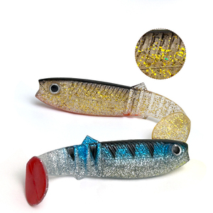Esche Artificiali Morbide da Pesca 80mm 100mm 125mm, Wobblers PaddleTail Shad con Azione di Nuoto Realistica, Esche per Bass - Product Image 5