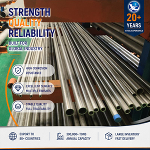 ท่อเหล็กสแตนเลส GB T3280 904L ขัดเงา ขนาด 21.3 มม. หนา 2 มม. ทนทานต่อการกัดกร่อนสูง - Product Image 1