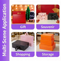 Vente flash Saint-Valentin Boîte à fleurs en forme de lettre Boîte en forme de cœur Boîte en carton rigide avec lamination mate