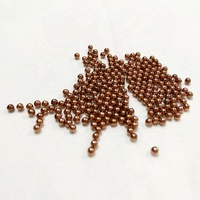 Billes de cuivre 99,9% T2, petite taille 0,5 mm, solides, C11000, surface lisse, roulements, marque Decok, certifiées ISO/RoHS, emballage en carton