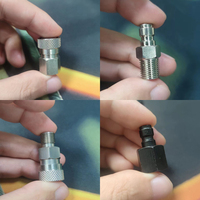 En Stock PCP Air G U N remplissage adaptateur de connexion rapide 1/8 bpsp 1/8NPT avec fiches raccord connecteur coupleur