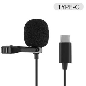 Microphone cravate à boutonnière de 1,5 m, microphone cravate à clip de 3,5 mm pour iPhone, <span class=keywords><strong>Samsung</strong></span>, téléphone mobile de type C, ordinateur portable, ordinateur - Product Image 2
