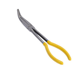 Pince à bec long multifonctionnelle de 11 pouces, à pointe incurvée, pour électricien, outil de serrage, pince à bec aiguille allongée, directement de l'usine - Product Image 2