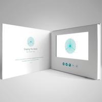Vente en gros d'écran LCD design professionnel 4.3 5 7 pouces brochure vidéo cadeau carte LCD livre vidéo publicitaire le plus populaire