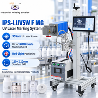 Marqueur laser UV de précision IPS-LUV5W F MG, vitesse 12000 mm/s, zone de marquage 110x110 mm